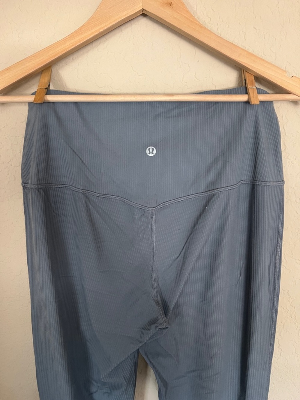 Lululemon Align™ High-Rise Ribbed Mini-Flare Pant Regular Size 10 Slate Blue